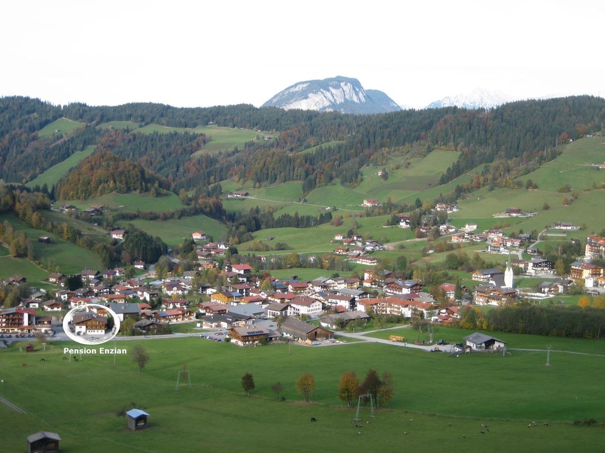 Pension Enzian Niederau Buitenkant foto